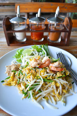 Pad Thai Rice Noodle Food Of Thailand