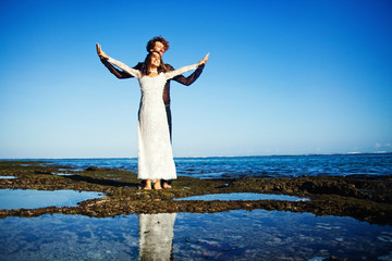 Beautiful beach marriage