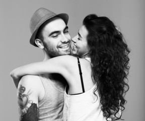 man and woman
