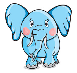 Cute cartoon elephant