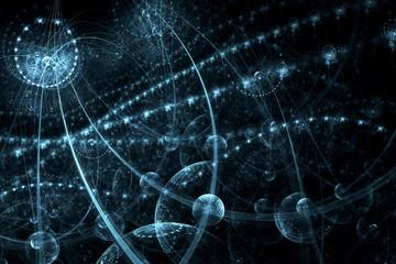 Abstract techno background