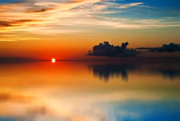 Fotobehang Tobago zonsondergang © Altin Osmanaj