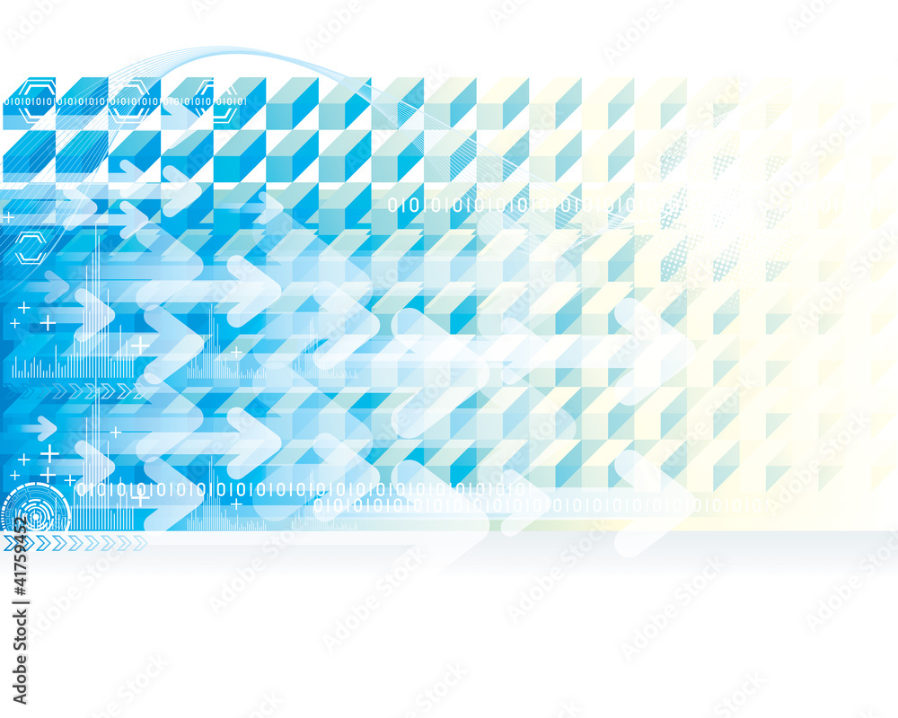Aufkleber abstract technology connection background.