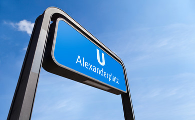 Alexanderplatz Sign, Berlin
