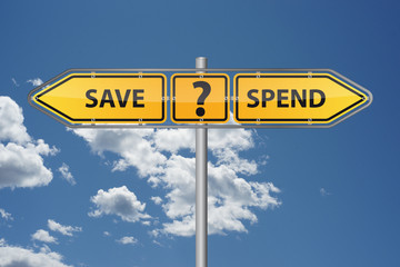 Obraz premium Save or spend?