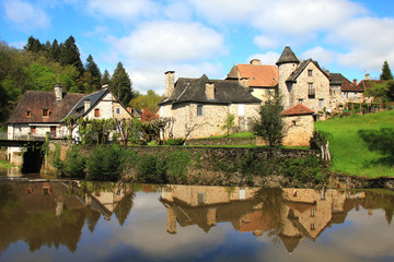 Naklejka na ściany i meble Village de France