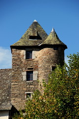 Fototapeta na wymiar Segur-le-Chateau. (Corr?ze)