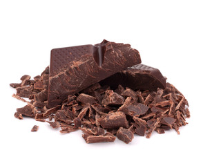 Chopped chocolate  bars