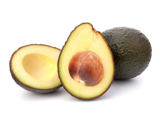 Avocado vegetable isolated on white background