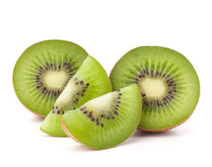 Kiwi fruit sliced segments