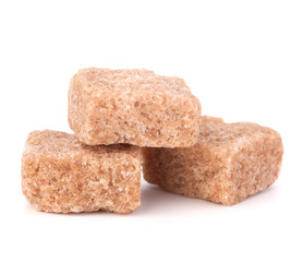 Lump brown cane sugar cubes