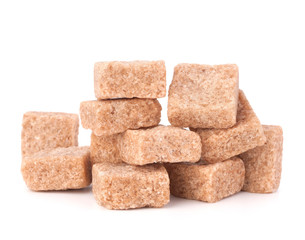 Lump brown cane sugar cubes
