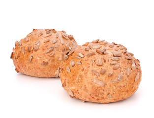 Two sandwich bun with sunflower seeds