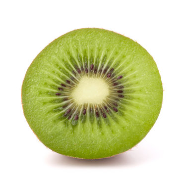 One kiwi fruit half