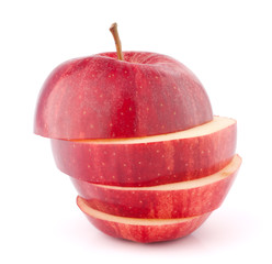 Apple red sliced