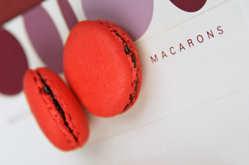 macarons aux fruits rouges