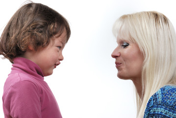 Complicity between mother and daughter