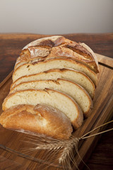 pane cotto al forno, assortimento