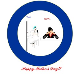 Happy Mothers Day!  Then-now..