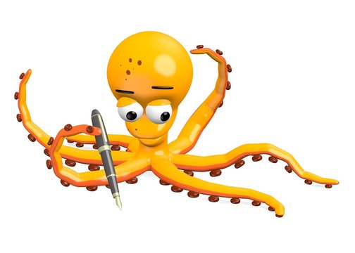 3d Render Of Octopus Character