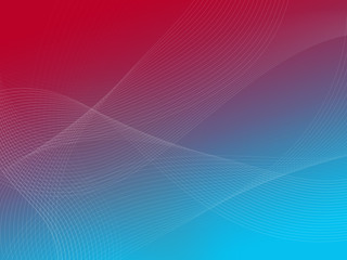 Red to Blue background Pirium 3, white elements