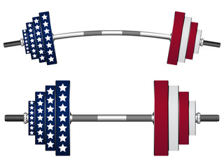 us flag weights