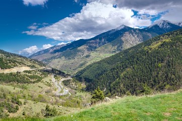 Chaîne des Pyrénées.
