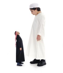 Arabic big and small, adult and child