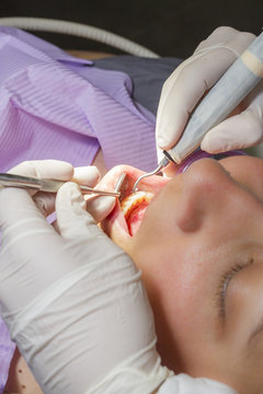 Dentista e paziente