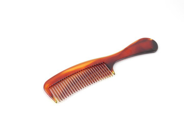 Single plastic comb over white