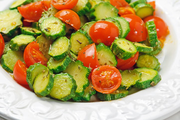 Zucchine e pomodorini