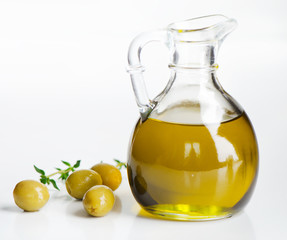 Olive oil and olives