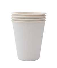 White Paper Cup close up