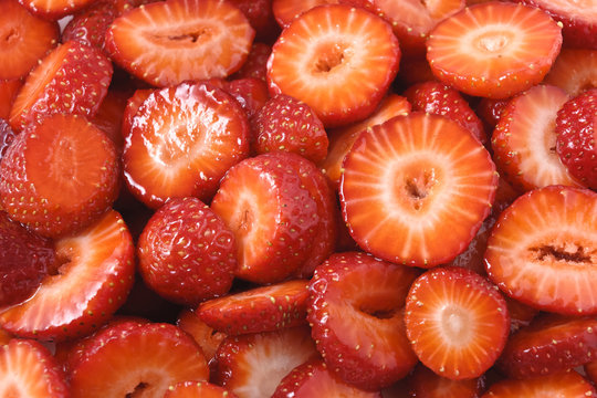 macedonia di fragole - Erdbeeren Obstsalat