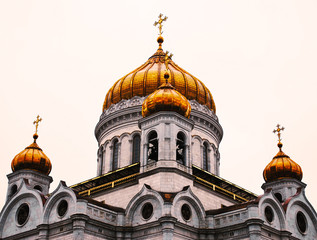 Fototapeta na wymiar Świątynia Chrystusa Zbawiciela w Moskwie