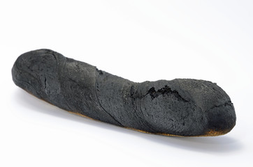 verkohltes Brot