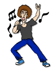 Music cartoon