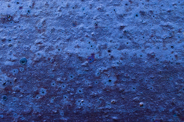 Old blue metal surface