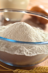 Preparing a dough for crepes or pancakes