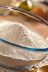Preparing a dough for crepes or pancakes