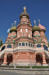 Fototapeta na wymiar St Basil s Cathedral Moskwa Rosja