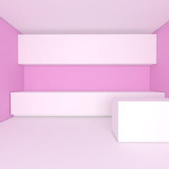 pink kitchen room