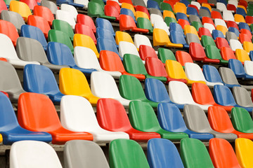 Naklejka premium Stadium Chairs