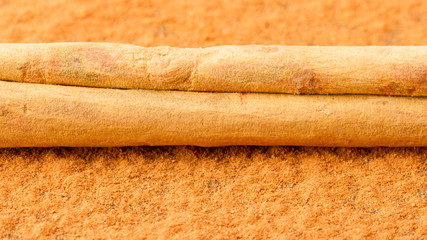 Cinnamon stick isolated