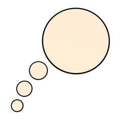 3d render of speech bubble