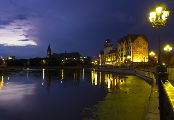 Obraz premium Вечерний Калининград