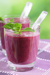 Blueberry smoothie