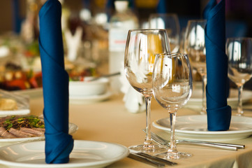 serving in restaurant