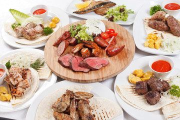 party with tasty dishes