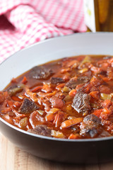 Goulash with pepper